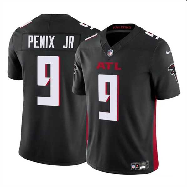 Men & Women & Youth Atlanta Falcons #9 Michael Penix Jr Black 2024 Draft F.U.S.E. Vapor Untouchable Limited Stitched Jersey->atlanta falcons->NFL Jersey